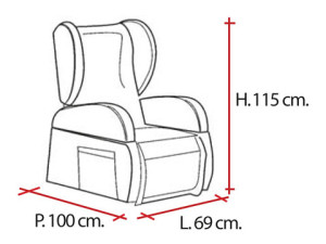 DIMENSIONI POLTRONA DISABILI