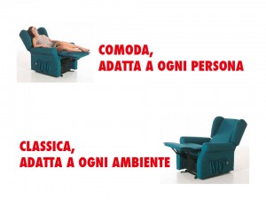 POLTRONA RELAX CLASSICA COMODA