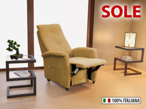 Poltrona relax economica Savoy 20 nocciola