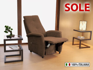 Poltrona relax economica Savoy 64 marrone